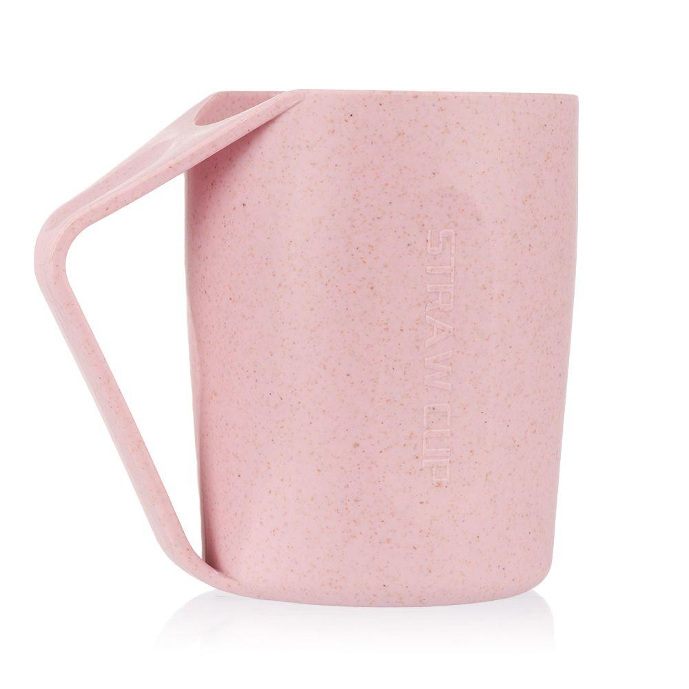 Ekologiczny kubek do szczotkowania z uchwytem Kubek kubek Kubki ze słomy pszenicznej Kubek na płyn do płukania ust Wodę Kubek plastikowy