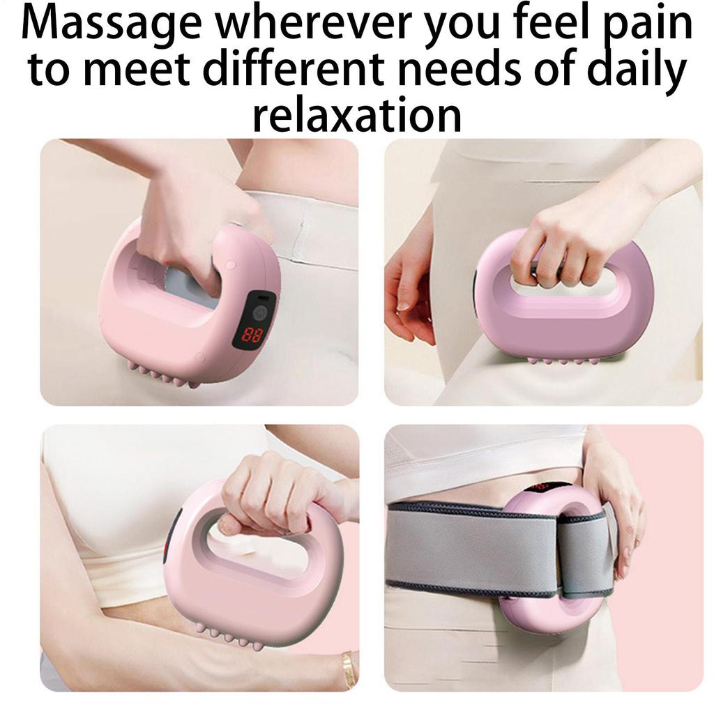 Elektrischer Fettentferner Elektrischer Rückenmassagegerät Mit Gürtel Fitnessgeräte Für Beine Rücken Bauch Oberschenkel Magen Arme Gesäß Nacken