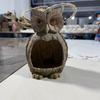 Baum Mann Vogel Fütterungs Skulptur - Outdoor Hängender Futterspender & Futterspender