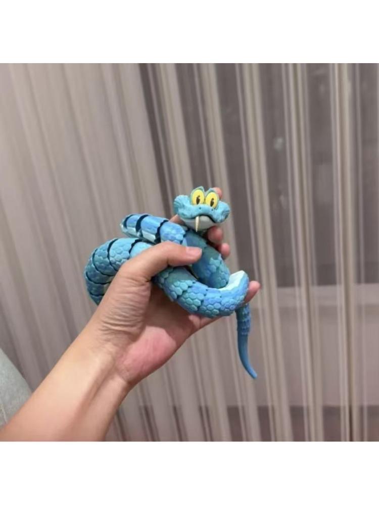 

Нова 3D-друкована статуетка Гарі Де Снейк (змії) з Зверополіса 2, іграшка на шарнірах, модель тварини-змії, подарунок на день народження для дітей небо синє кольору