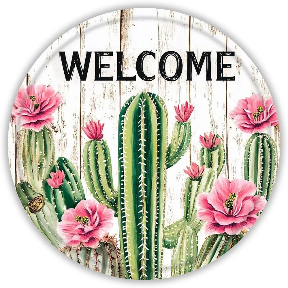 Retro Wild Flowers Butterfly Tin Sign 20x20cm, Rustic Aluminum Wall Art