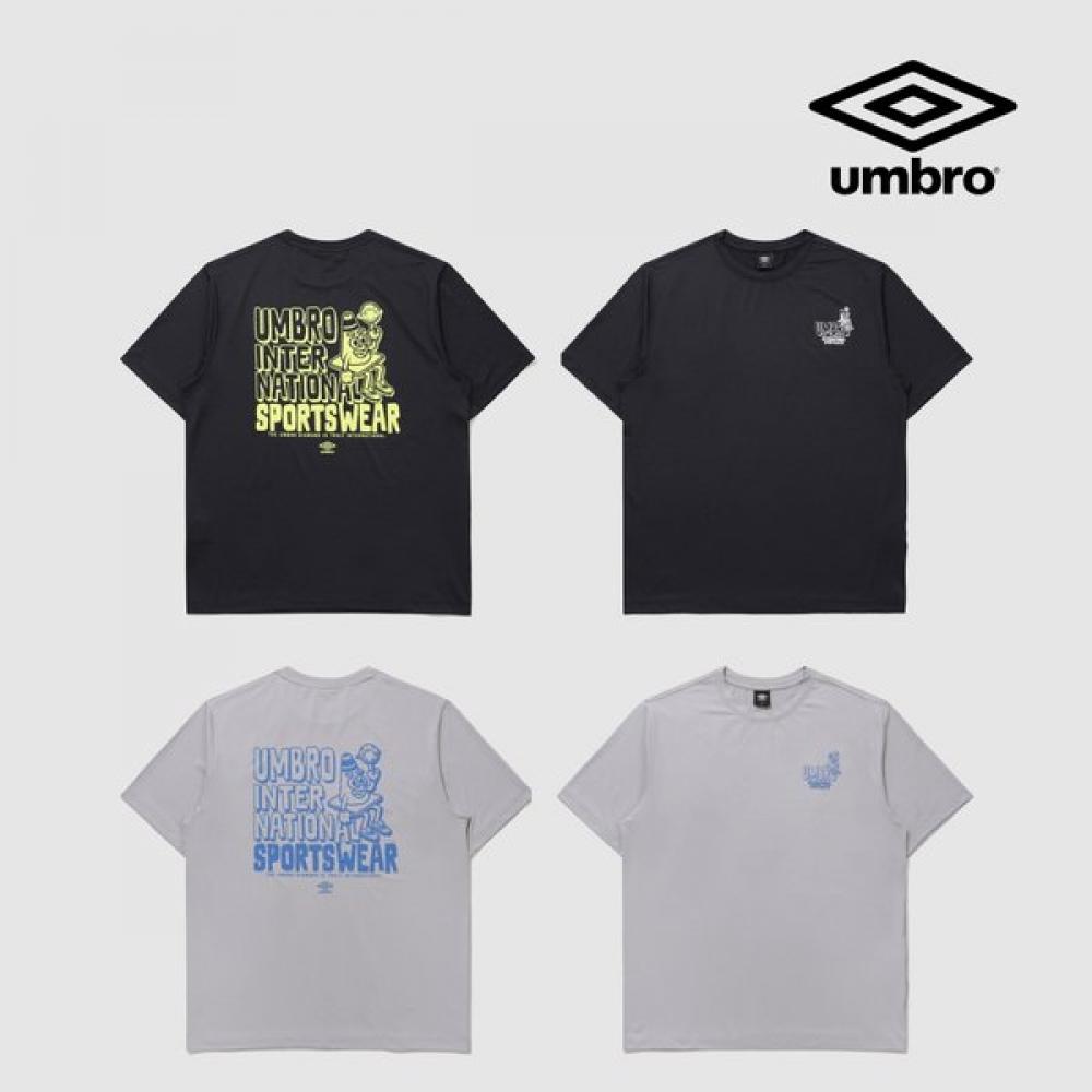 

Umbro Cool Mesh Graphic ShorT Sleeve T shirT Uq221crs64 blacks/95