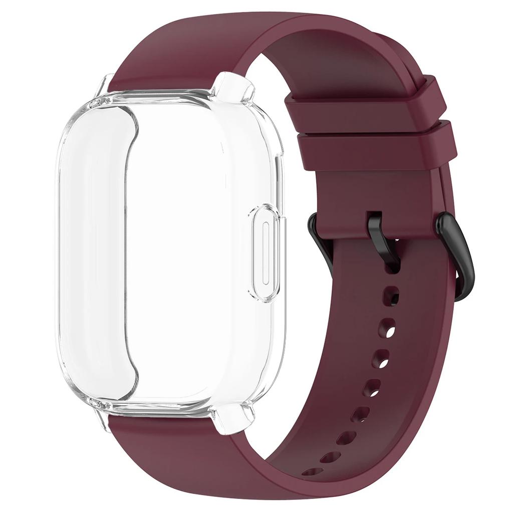 22mm Silicone Strap With Case For Xiaomi Redmi Watch 5 Active Lite Smart Watch Wrist Band And Case For Redmi Watch 5 Lite Active