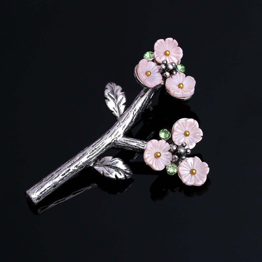 Hot Retro Alloy Brooch High-End Light Luxury Clothing Accessories High-End Corsage Pin Jewelry