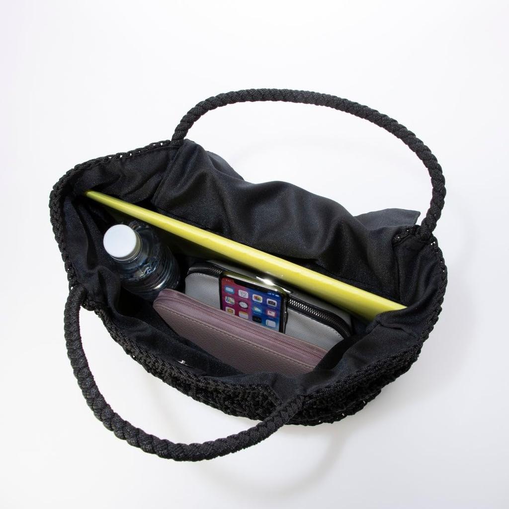 Kashkash Damen Basic Strick-Tragetasche, 10-00-02280, GN