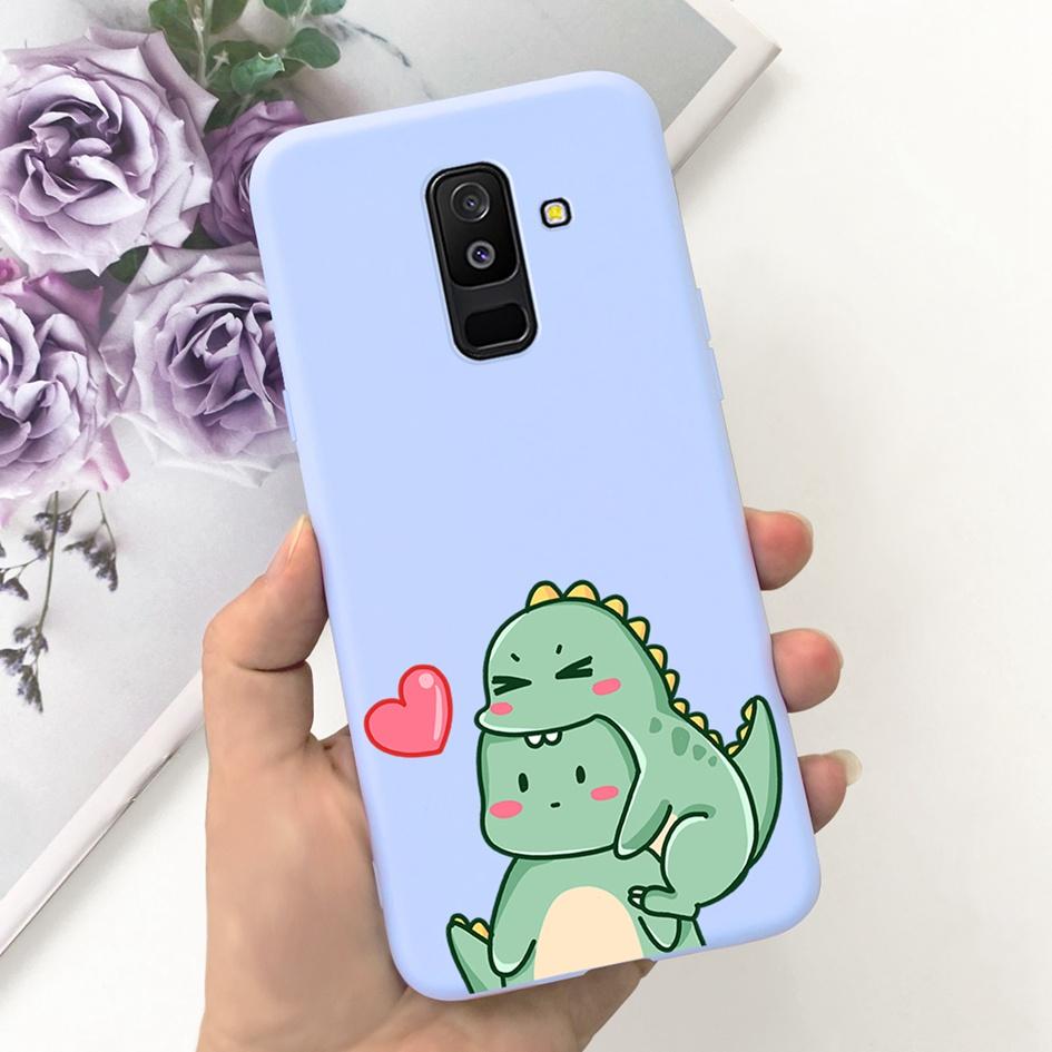 For Samsung Galaxy A6 Plus 2018 Case A605 SM-A605F Phone Cover Cute Astronaut Soft Silicone Funda For Samsung A6 2018 A600F Capa
