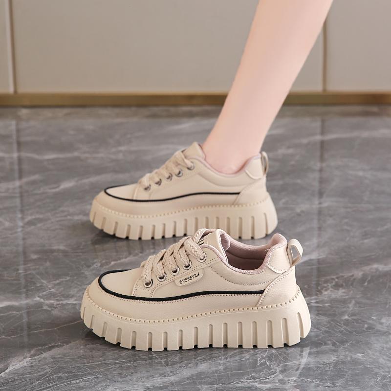 Board Shoes New Autumn Pregnant Women Muffin Platform Shoes Size Increase Casual Sports Shoes