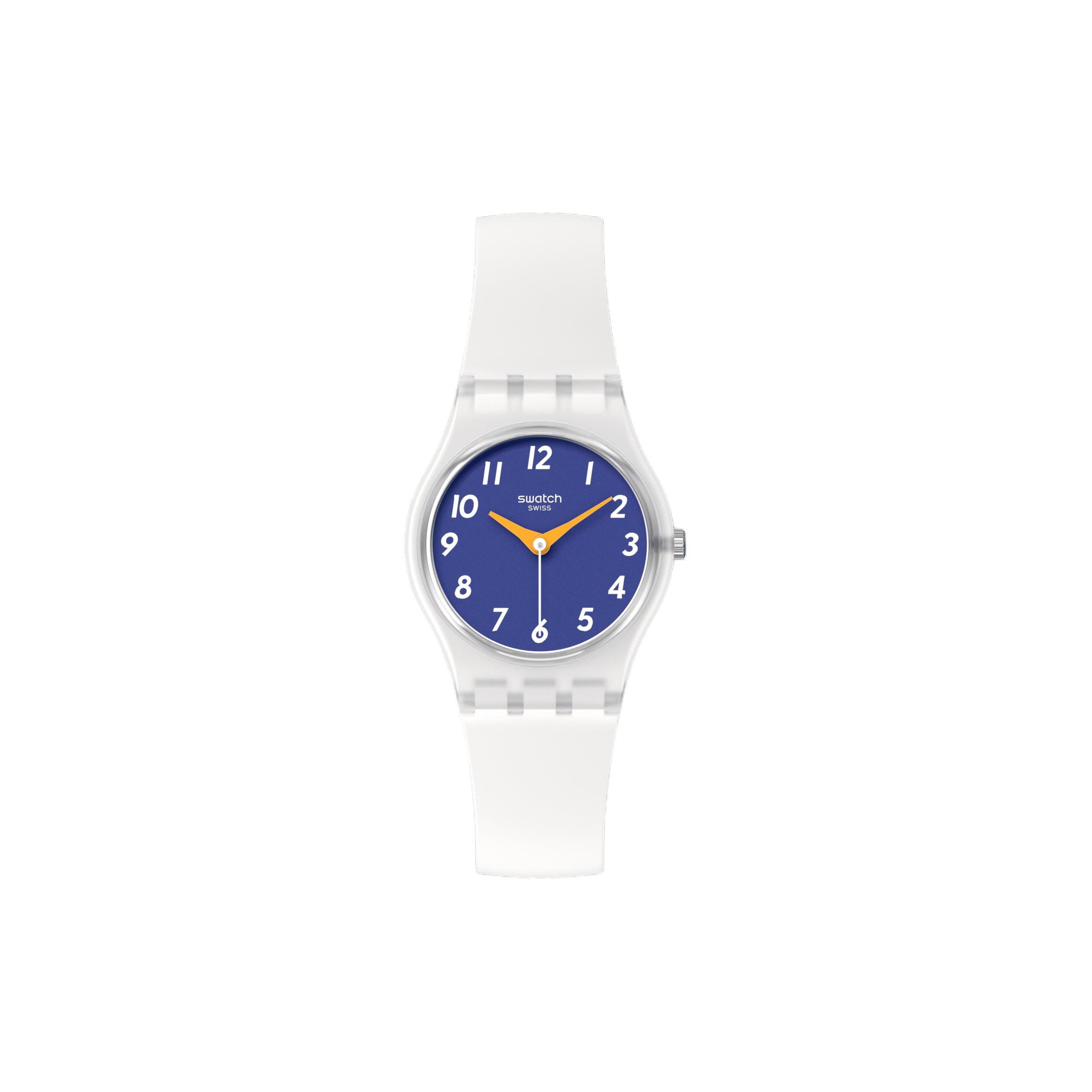 SWATCH Women s Blue Watch LE108 LE108 Blue Dial