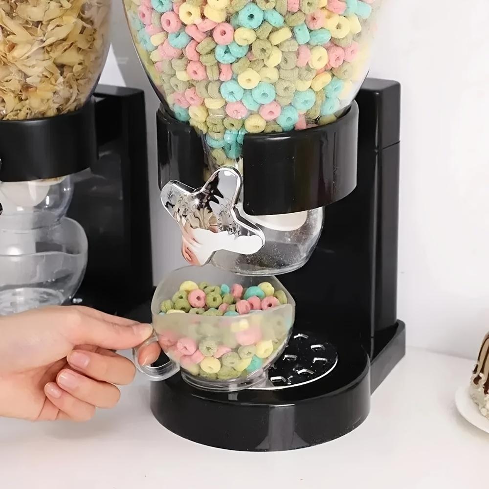 Kein Strom erforderlich Einzelsteuerung Trockenfutterspender - Mehrzweck Hochwertiger Snack-, Müsli- & Getreidebehälter