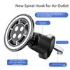 Rotating Magnetic Phone Car Mount with Reinforced Metal Clip Enhancing Stability Compatible for Vehicle Air Vent Systems