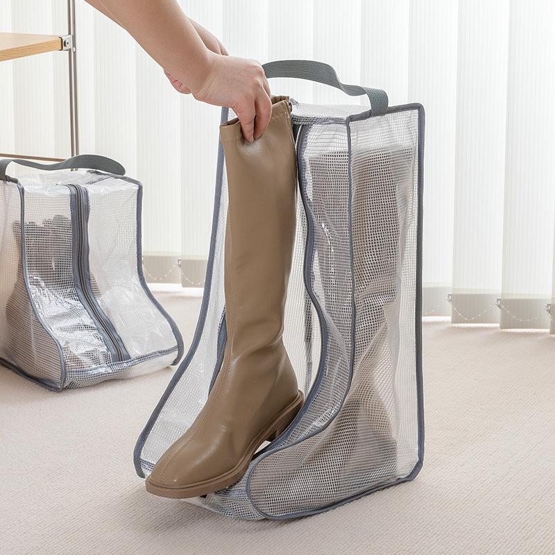 Transparent Moisture-Proof Shoe Dust Cover for Long and Short Boots