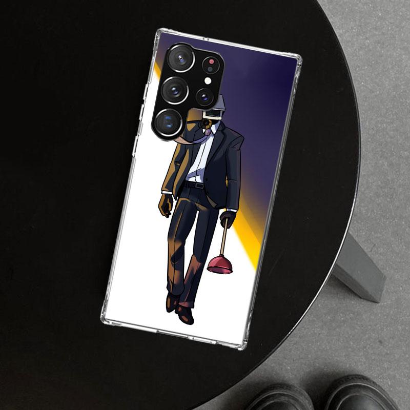 S-Skibidi Toilet Mobile Cell Phone Case Cover for Samsung Galaxy S26 S25 Edge S24 S23 Ultra S22 Plus S21 FE S20 + Art Customized