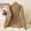 2025 Autumn/Winter New Velvet-Enhanced Lightweight Cotton Jacket, Portable Short Style, Close-Fitting, Warm, and Versatile for Indoor/Outdoor Wear.