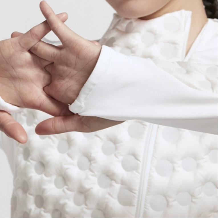 Nike Damska kurtka puchowa lekka wiatroodporna casualowa odzież wierzchnia biała BV3848-133