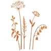 Garden Decor Stake Metal Orchid Rustic For Yard Lawn Patio Outdoor Decor Garden Supplies Craft Wrought Iron Flower Garden Decor