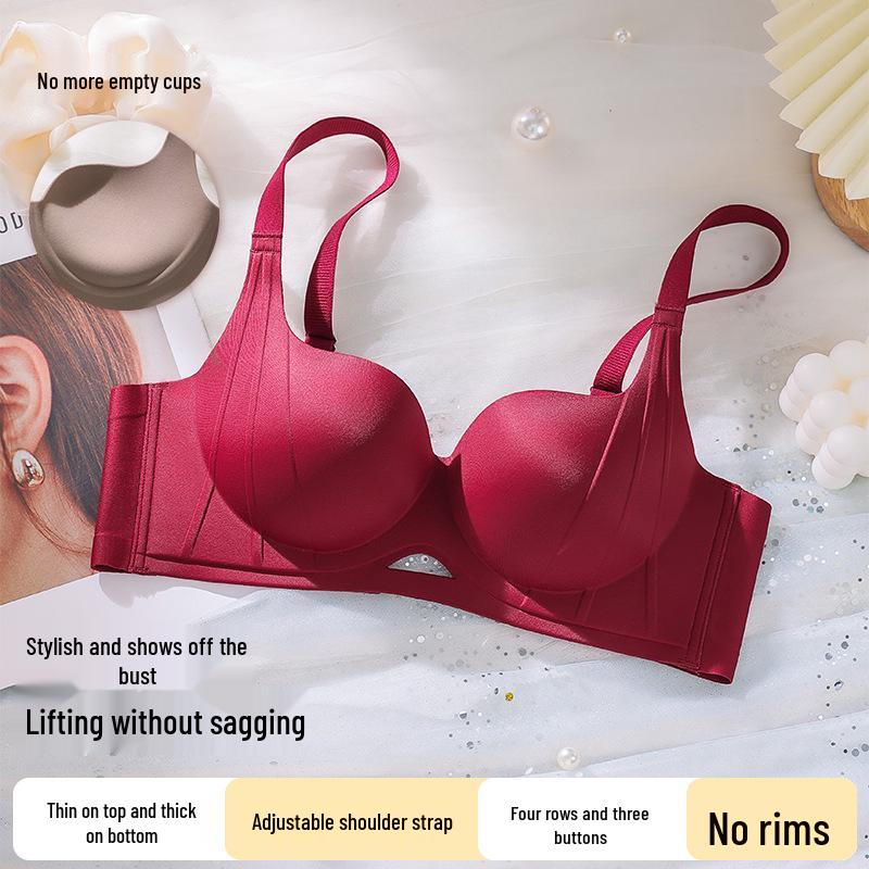 

Peach Cup Push-Up Wire-Free Bra: Lift & Support Women s Underwear 32/70