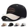 Unisex Letter Embroidery Cotton Baseball Cap Sunshade Breathable Outdoor Hat For Casual Wear
