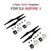Genuine For DJI Inspire 1 Props - 1345S Quick Release Propellers with Propeller Mounting Plate- 2 Pairs/1 Pair