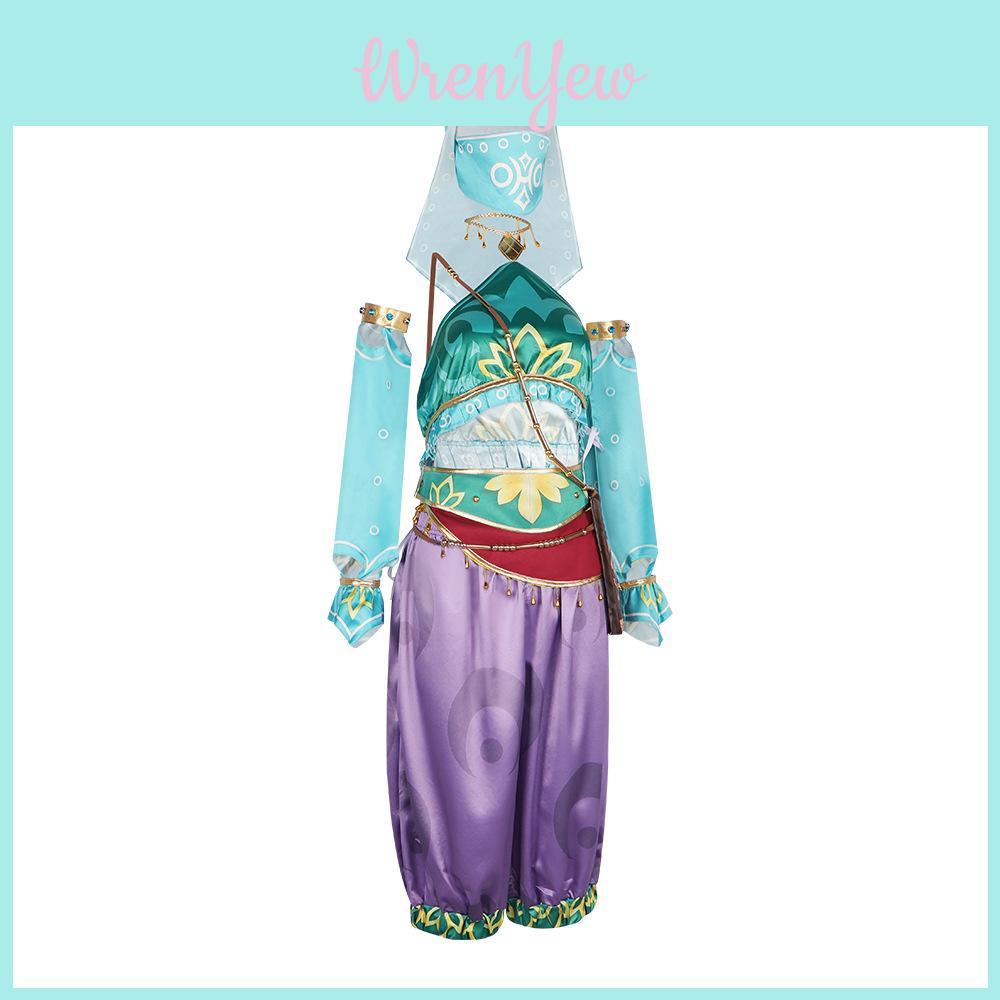Princess Zelda Cosplay Costume For Women Anime Game Kingdom Tears Halloween Outfit S-m L-xl 2xl-3xl