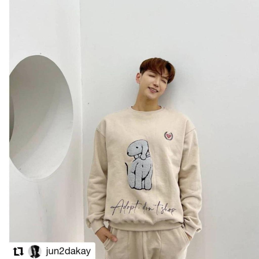[USED] Korean 2PM JUN. K X QREATE Collaboration Sweatshirt