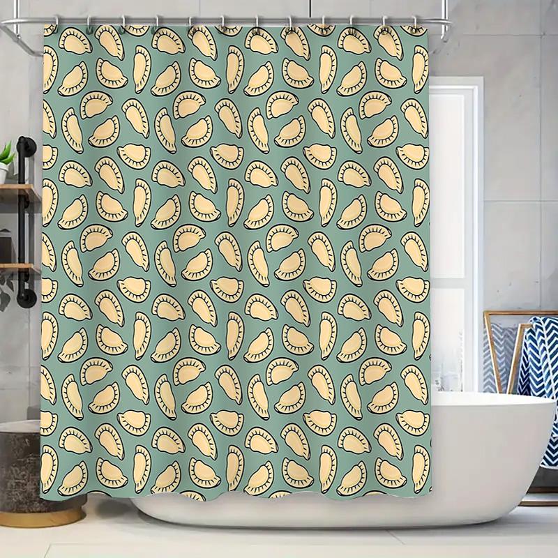 

Shower Curtain Botanical Leaf Pattern Waterproof Fabric Bath Decor Nature Greenery Bathroom Set Vintage Farmhouse Style Home W60H190(CM)-1 Pcs