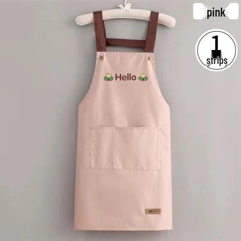 Waterproof Oil-Proof Unisex Apron - New Internet Celebrity Style, Korean & Japanese Influence, Perfect for Kitchen & Home.