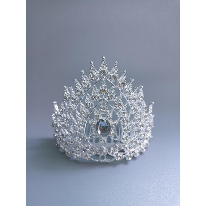 

Thai Thai Crown Dai Simple Headgear Stage Performance Hair Accessories Classic Popular Jewelry Clothing With Hair Comb