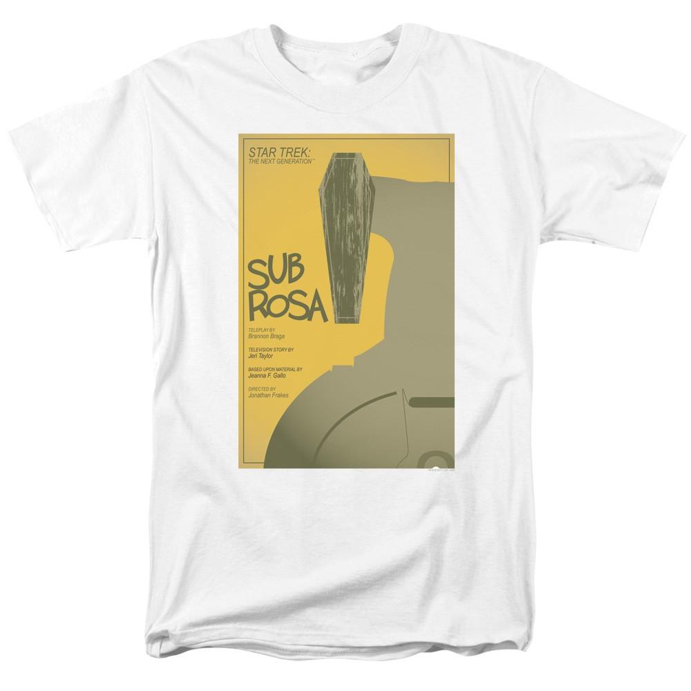 Star Trek - Tng Season 7 Episode 14 - Adult Unisex Short Sleeve T-Shirt - White 2XL