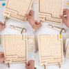 IQ Educational Jigsaw Kits Children Puzzle Toys Intelligence Jigsaw Games Wooden Calendar Puzzles