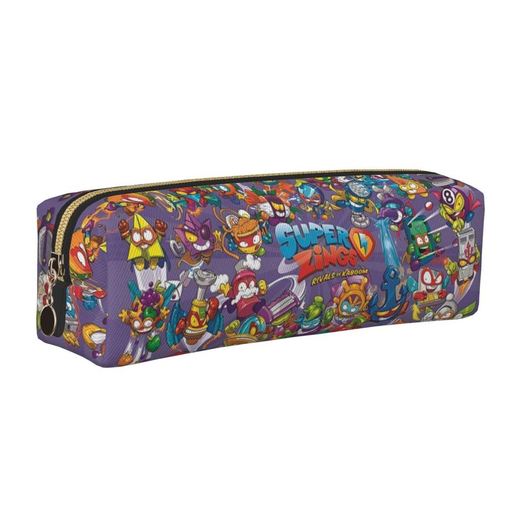 Creative Super Zings Pencil Case Funny Superzings Pencilcases Pen for Student Large Storage Bag School Supplies Gifts Stationery