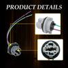 Pigtail Female Wire Socket 7440 T20 Two Harness Front Turn Signal Universal 2pcs