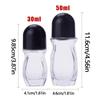 Essential Oil Roller Bottle Empty Refillable Clear Glass Roller Bottle Perfume With Roller Travel Cosmetic Container Cosmetic