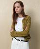 Leuba Light Linen Cardigan - Matcha Olive