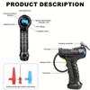Portable Cordless Tire Inflator 120W Automatic Rechargeable Mini Air Compressor with Digital Display, Wireless Car Air Pump Equipment for Machine