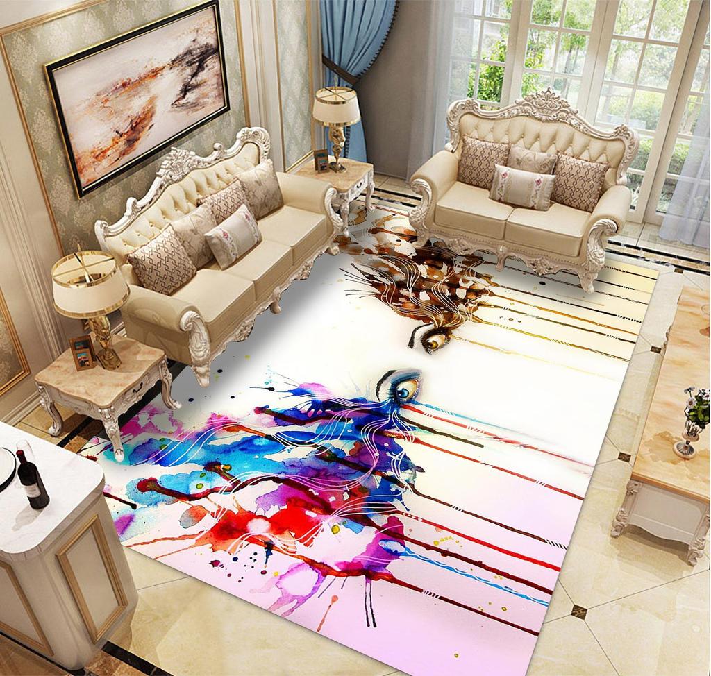 Light Luxury Carpet Kitchen Corridor Bathroom Non-slip Mat