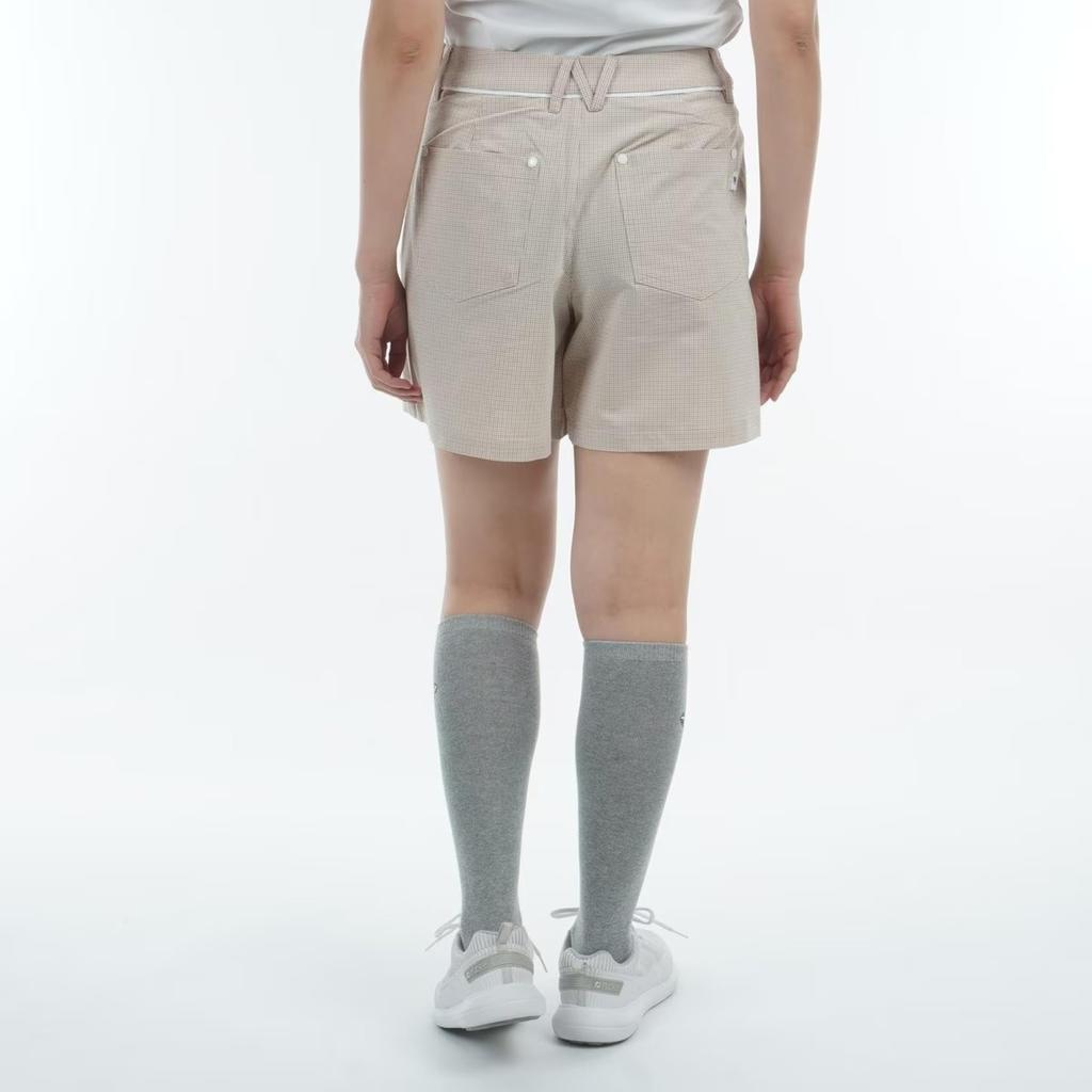 New Balance Golf Culottes Stretch Micro Check Women's (4-Way Pattern) / 012-5139501 042_Beige