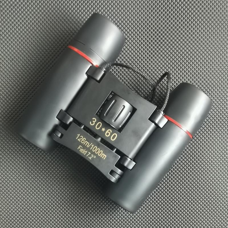 

Professional 30x60 Binoculars Hd Night Vision Fmc Coated Shockproof Portable Foldable Bird Watching Camping Travel Telescope чорний