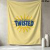Tea Wall Tapestry Aesthetic Wall Hanging Printed Fabric Blanket Decorative Tapestries For Bedroom Living Room Home Decor