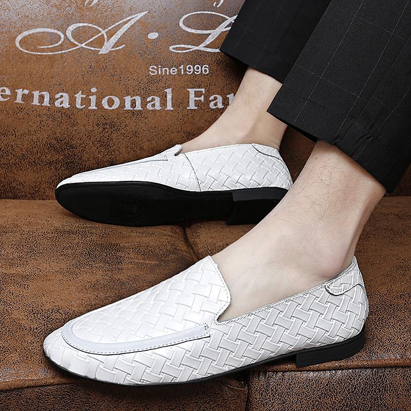 Pánské letní mokasíny z měkké kůže, volnočasové boty, prodyšné mokasíny, nazouvací ultra lehké balerínky, velikost 37-45, lehké, pohodlné