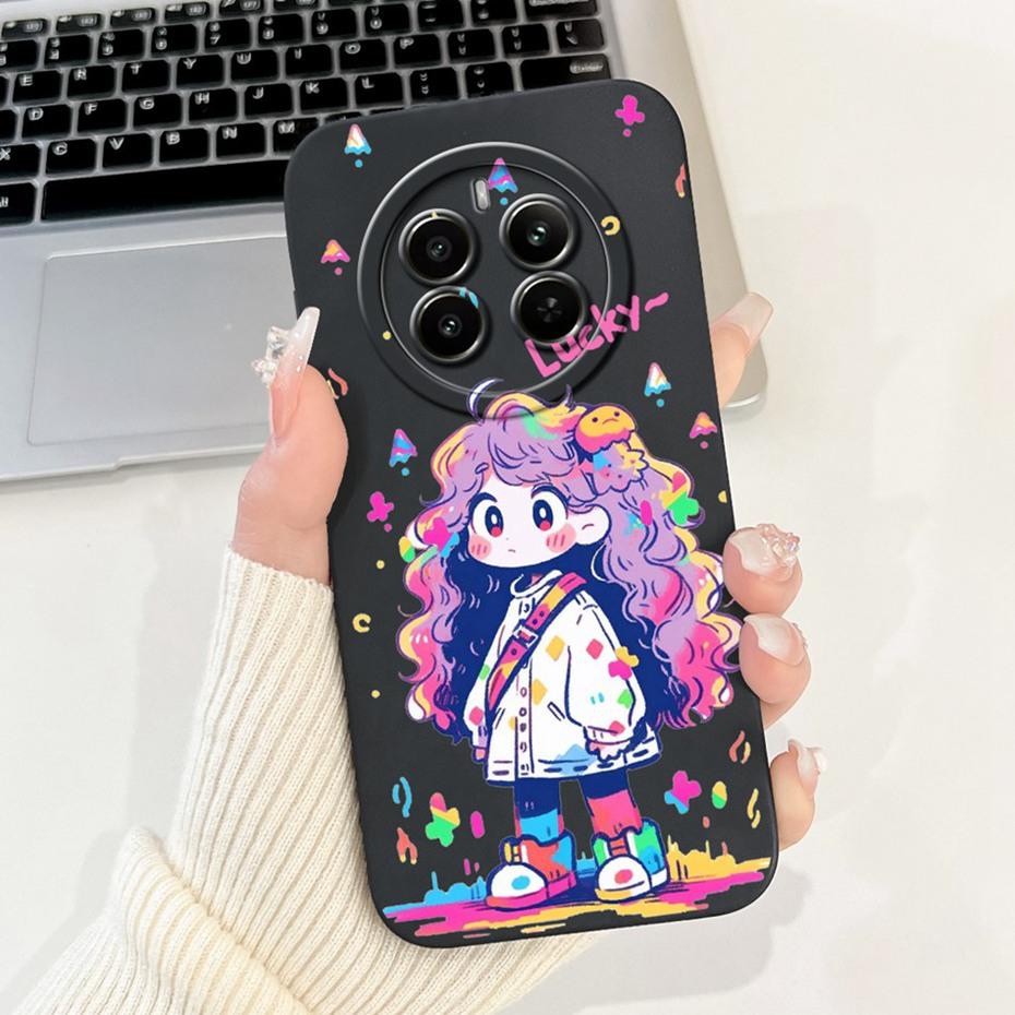 2025 New For Realme 12 Pro+ 12Pro 5G Lens Protective Phone Case For Realme 12 Pro Plus 5G Cute Pattern Soft Silicone Cases