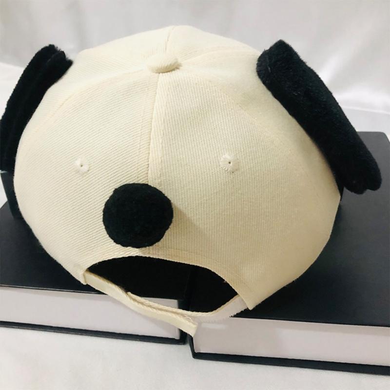 Lovely Snotty Dog Baseball Hat Long Brim Baseball Caps Outdoor Sunproof Headpiece
