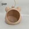 Durable Squirrel Food Holder Mouse Head Feeder, Funny Animal Face Outdoor Weather Resistant Nut Feeder Hanging Wildlife Feeding Station for