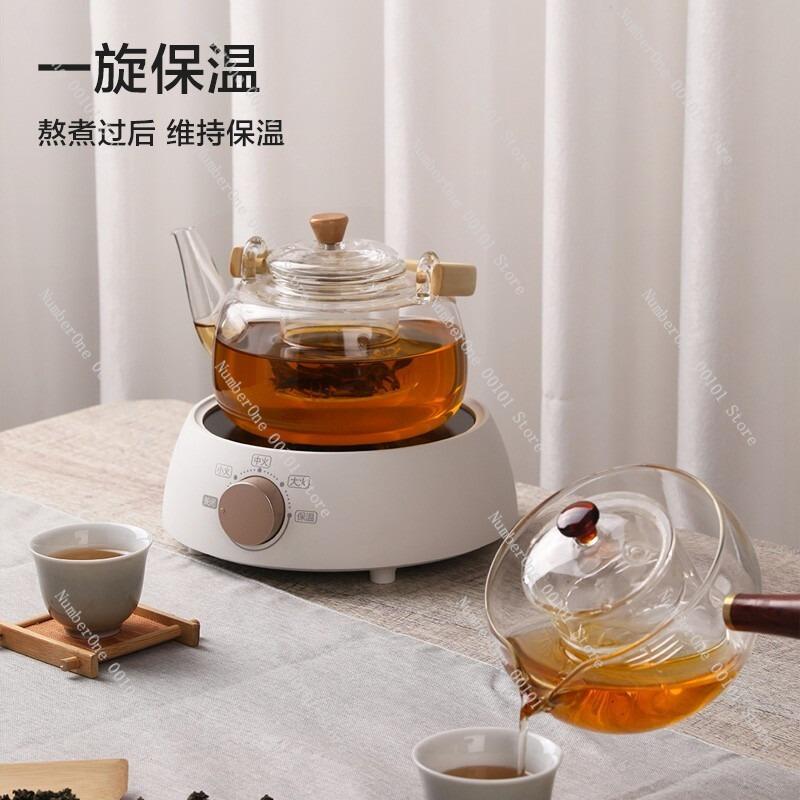 Electric Ceramic Stove, Household Multi-Functional Mini Tea Cooker, Electromagnetic Heating Stove for Tea, Soup, and Cooking