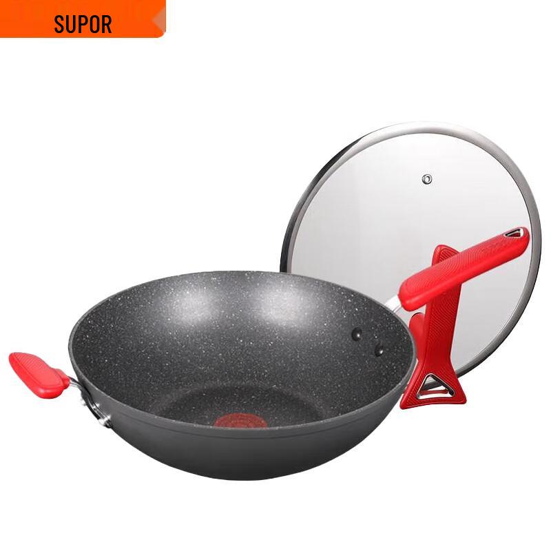 Supor Non-stick Wok with Hot Red Dot Indicator