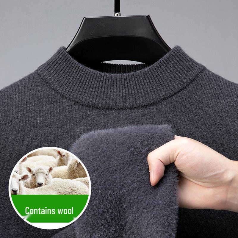 Men's Luxe Wool Half-High Collar Sweater 2024 - Autumn/Winter Collection