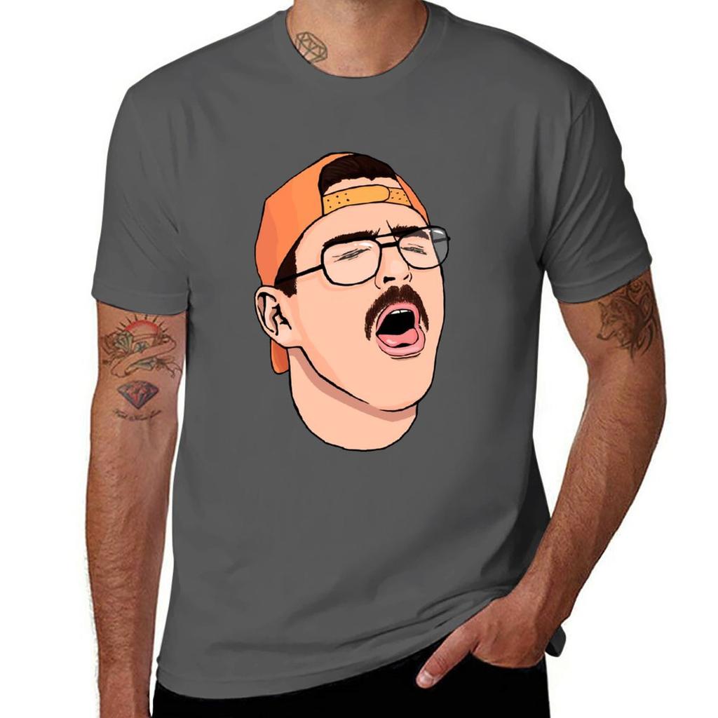 Julien Coughing TShirt Blanks Quickdrying T Shirts Men