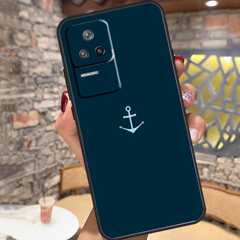 Nautical Anchor Boat Sea Case For Xiaomi 15 Ultra 13 14 11T 12T 13T 14T Pro POCO X7 X3 X5 X6 Pro M6 F5 F6 Pro Cover