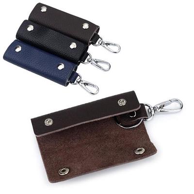 Männer Mode Leder Schlüssel Abdeckung Fall Brieftasche Halter Shell schlüsselbund