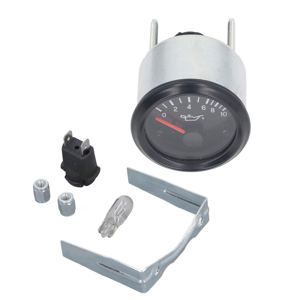 52mm Oil Pressure Gauge LED Backlight Pointer Type Oil Pressure Meter High Accuracy Pressure Tester