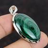 Malachite Pendant Handmade Brand New Jewelry 925 Sterling Silver Pendant Unique Design Pendant Wedding Gift For Mom Genuine Gemstone Jewelry